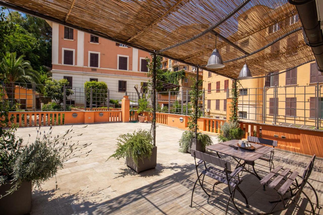Luxuary Terrace Trastevere Rome Bagian luar foto