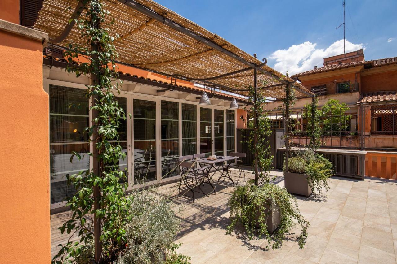 Luxuary Terrace Trastevere Rome Bagian luar foto