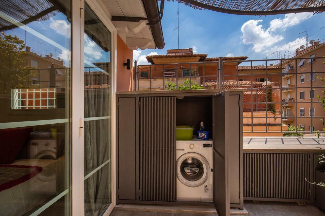 Luxuary Terrace Trastevere Rome Bagian luar foto